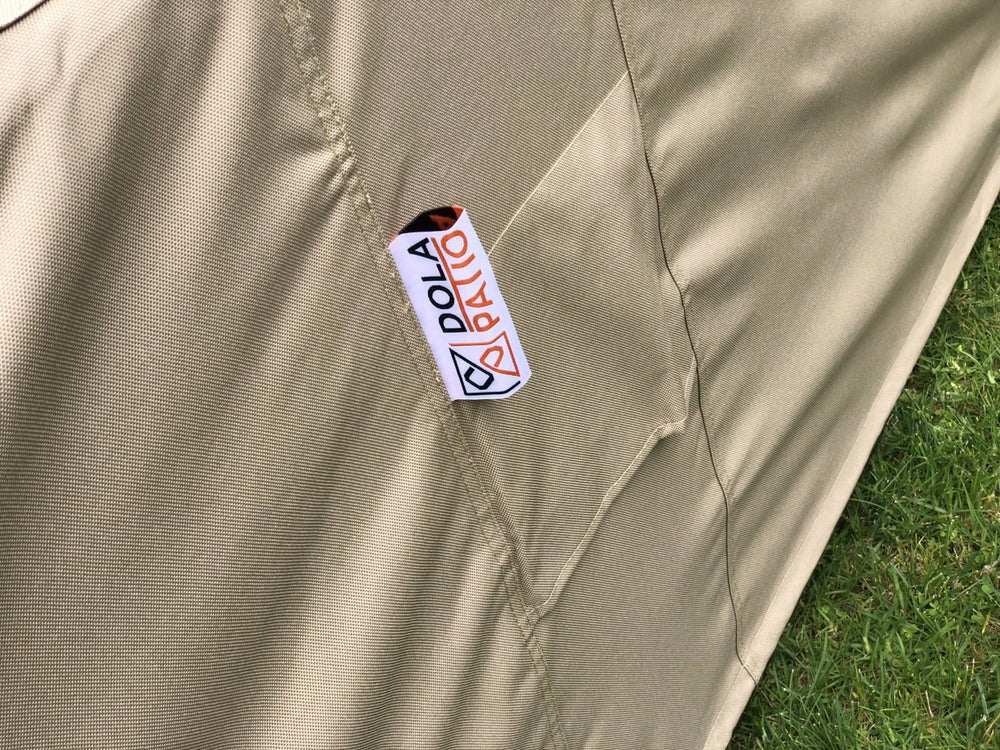 Outdoor Sectional Cover Square Large 98-98-27-Inches Beige Rainproof