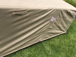 Outdoor Sectional Cover Square Large 98-98-27-Inches Beige Rainproof