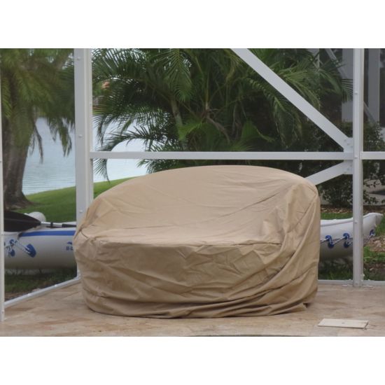 Outdoor Round Dining & Daybed Cover 90-Inches