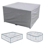 patio table and chair covers gray