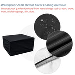 Outdoor Sectional Square Furniture Cover 98 Inches