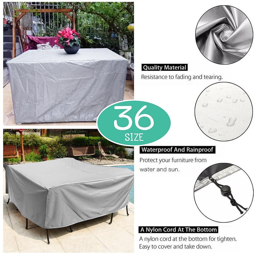 Table and chair cover 82.5" x 55" x 31"