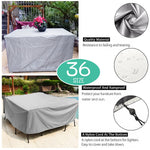 Table and chair cover 82.5" x 55" x 31"